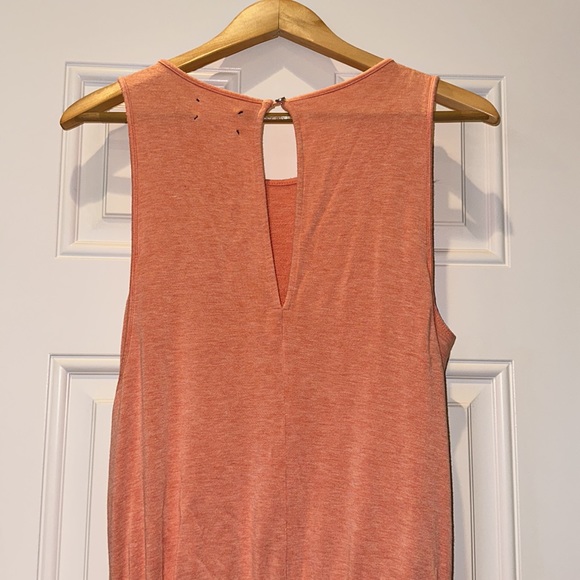 Lou & Grey orange sherbet romper with pockets, size small - Picture 5 of 5